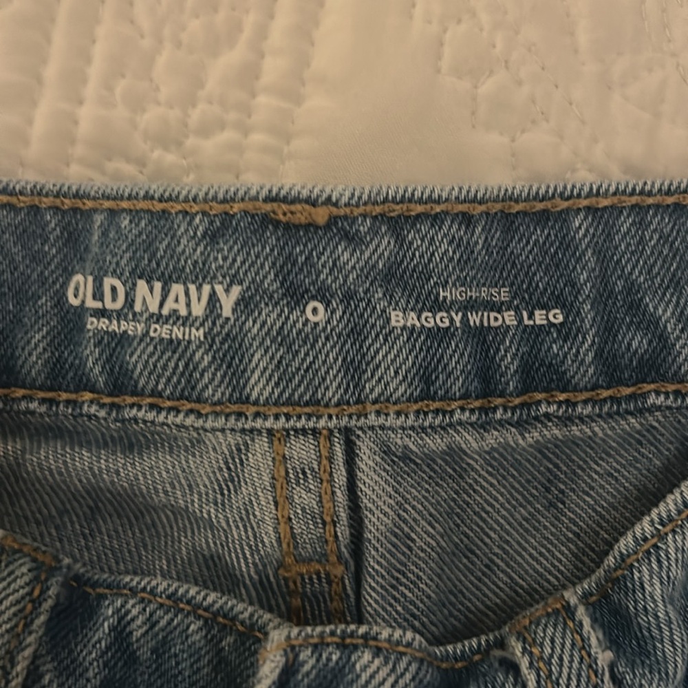 Old Navy wide leg denim culottes - Picture 2 of 2